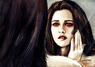 Kresba Kristen Stewart alias Belly Cullen ve filmu Twillight saga