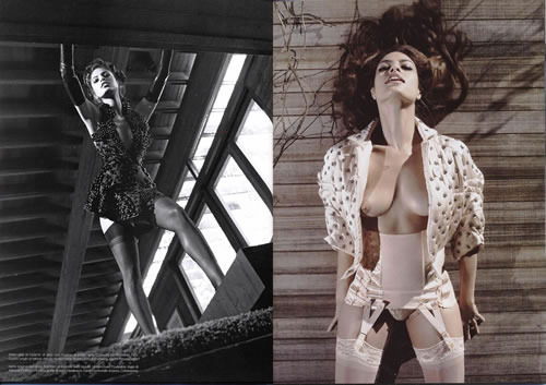 Eva Mendes na dvou fotografiích ukazuje štíhlou postavu