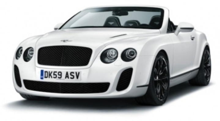 Prezentace automobilu značky Bentley Continental Supersports Convertible