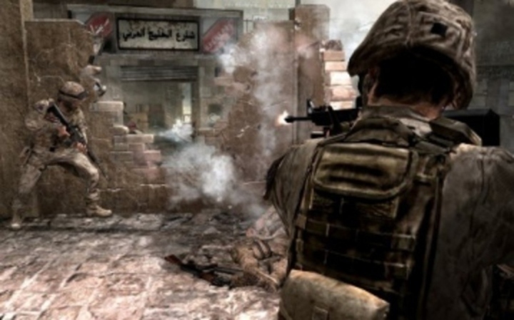 Kreslený záběr z počítačové hry Call of Duty: Modern Warfare 2