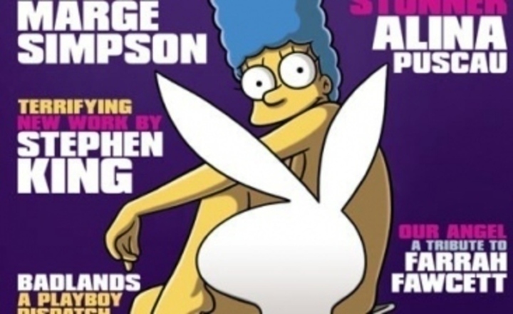 Fotografie hlavní hrdinky Marge z kresleného seriálu Simpsonovi
