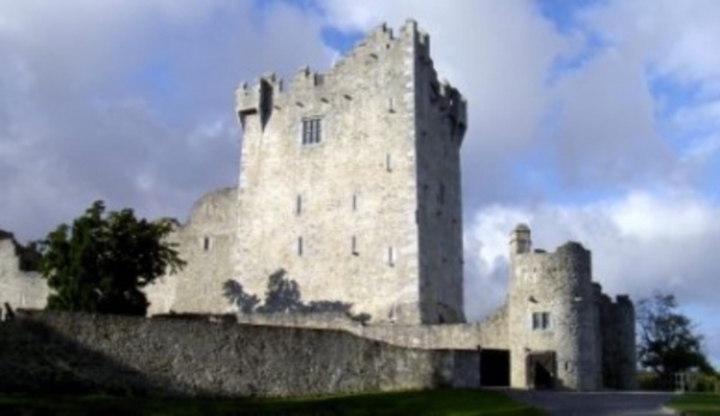 Fotografie zachycující hrad v Irsku