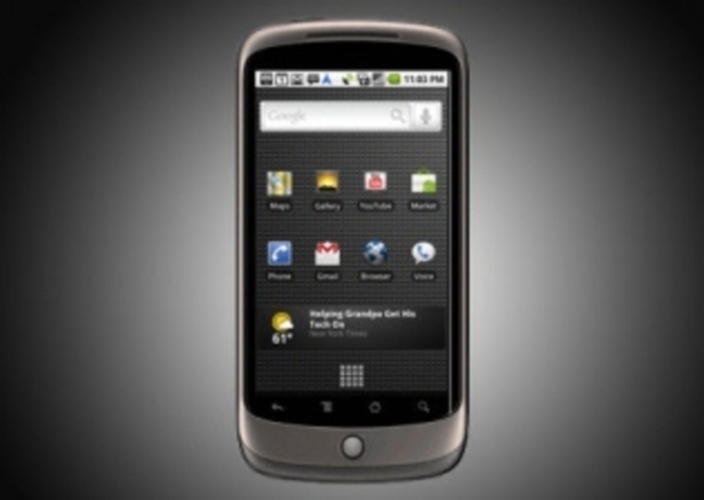 Fotografie mobilního telefonu značky Google Nexus One