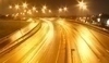 Fotografie zobrazující dálnici v noci