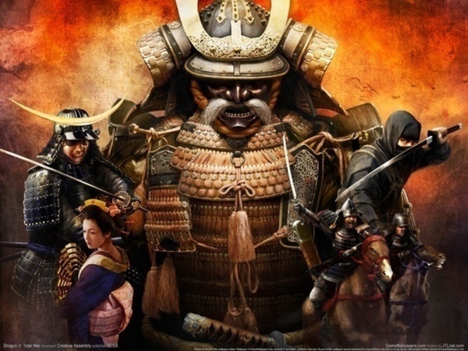 Propagační plakát k PC hře Shogun 2
