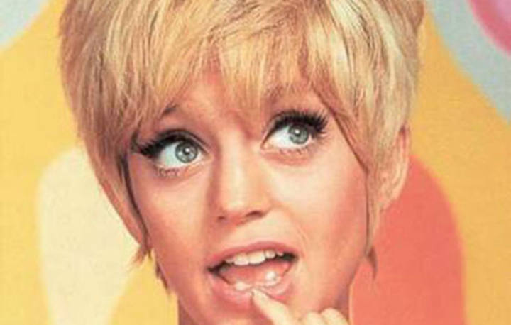 Herečka Goldie Hawn na propagační fotografii