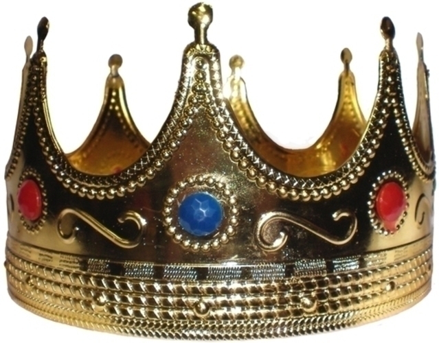 Záběr na zdobenou královskou korunu