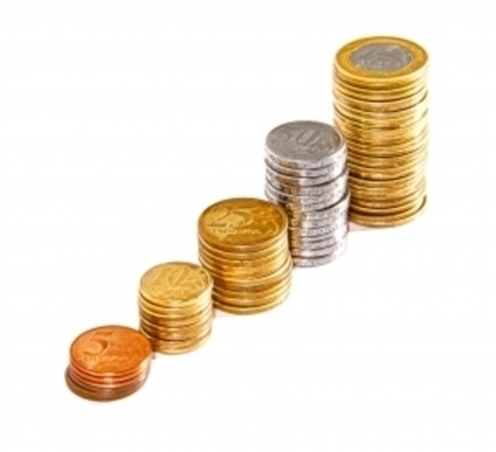 Snímek zachycující mince