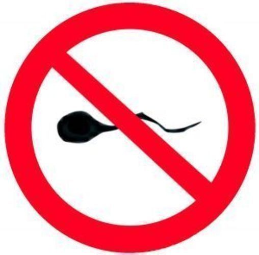Logo znázorňující zákaz spermiím