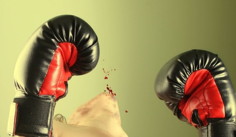 Fotografie zobrazující boxerské rukavice