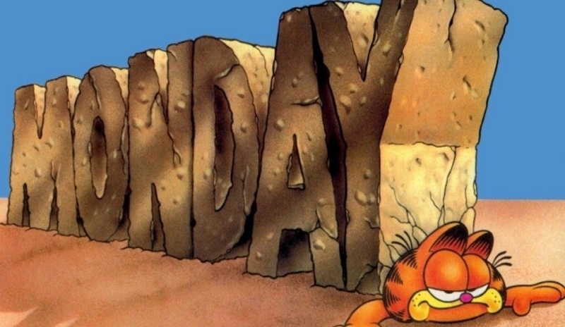 Záběr z kresleného seriálu o kocourovi Garfield