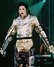 Michael Jackson ve svém speciálním kostýmu