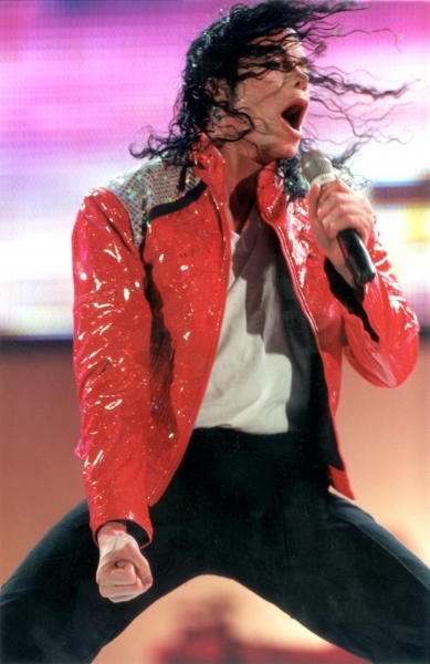 Michael Jackson při vystoupení