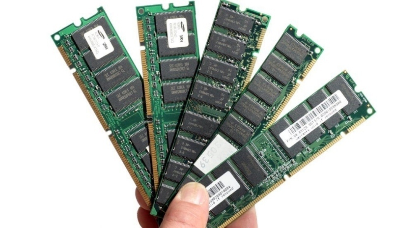 Fotografie operační paměti RAM