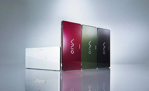 Kapesní počítač Sony VAIO P v různých barvách