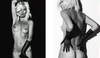 Černobílá fotografie nahé Kate Moss 