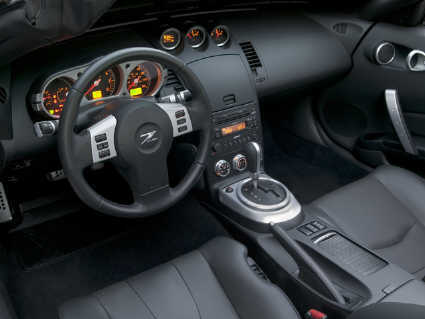 Vnitřní vybavení automobilu Nissan 350Z