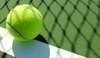 Fotografie zobrazující tenisový míč