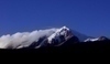 Fotografie zasněžených vrcholků hor
