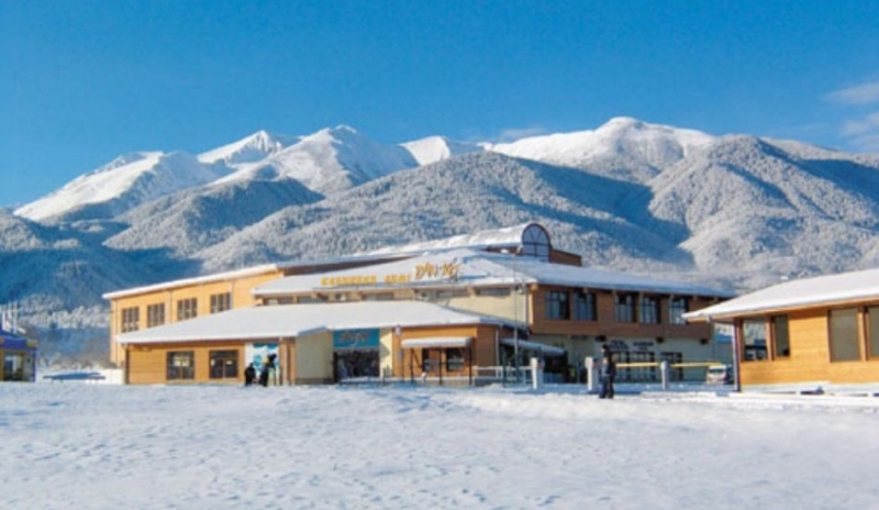 Fotografie lyžařského střediska Bansko v Bulharsku