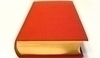 Fotografie knihy v červeném obalu