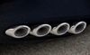 Detailní záběr výfuku Bugatti Galibier 16C