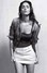 Sexy Megan Fox na černobílé fotografii