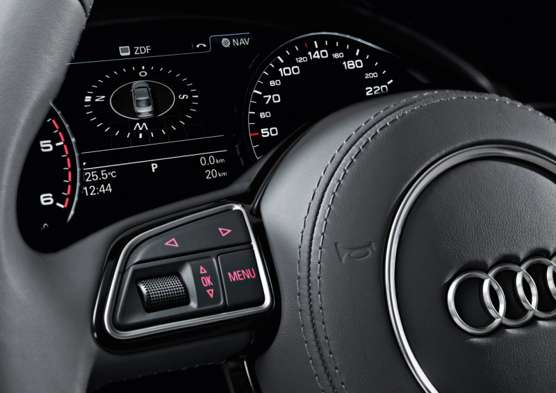 Interiér vozu Audi A8