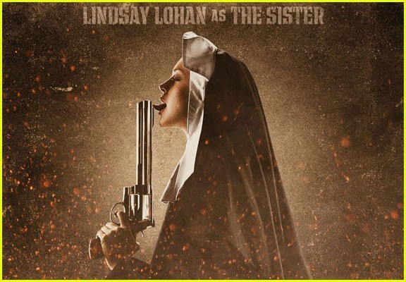 Lindsay Lohan jako "Sestra" (Zdroj: Buzznet.com)