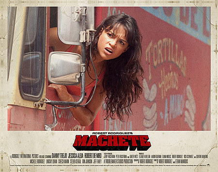 Michelle Rodriguez ve filmu Machete