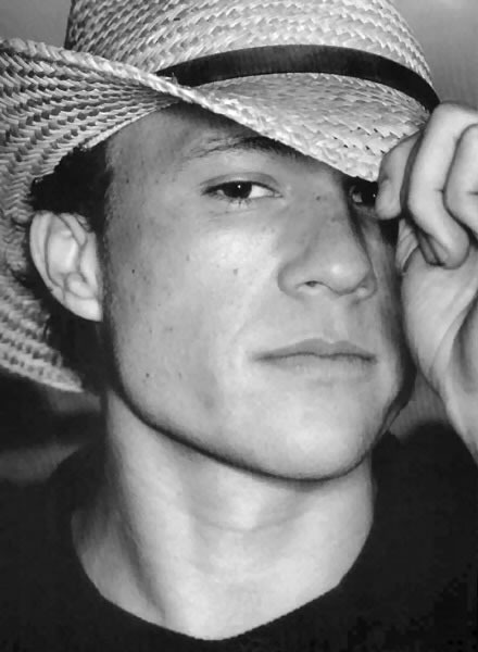 Heath Ledger s kloboukem