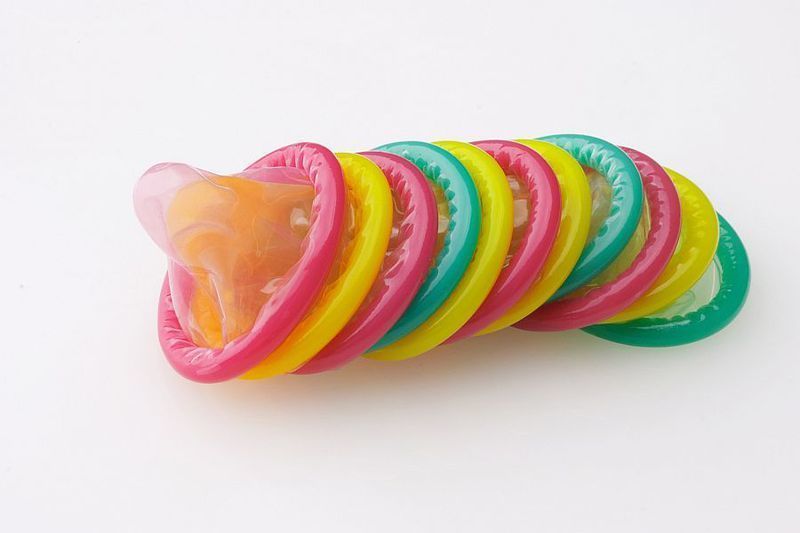 Barevné kondomy