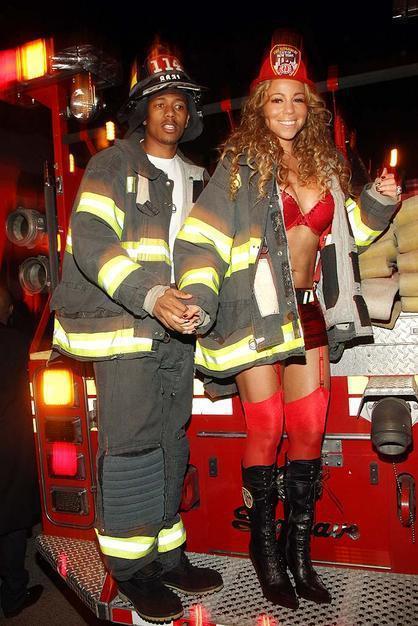 Polonahá hasička Mariah Carey v doprovodu přítele 