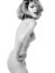Eva Mendes na černobílé fotografii nahá