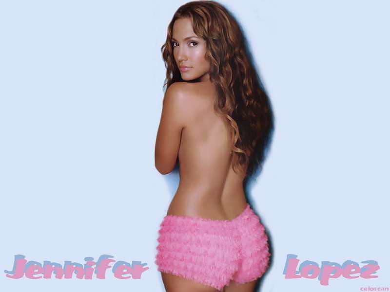 Jennifer Lopez v růžových kalhotkách