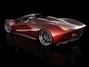 Sportovní automobil červené barvy Dagger GT