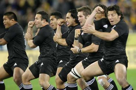 Nejvtipnější fotografie rugbyového týmu All Blacks 